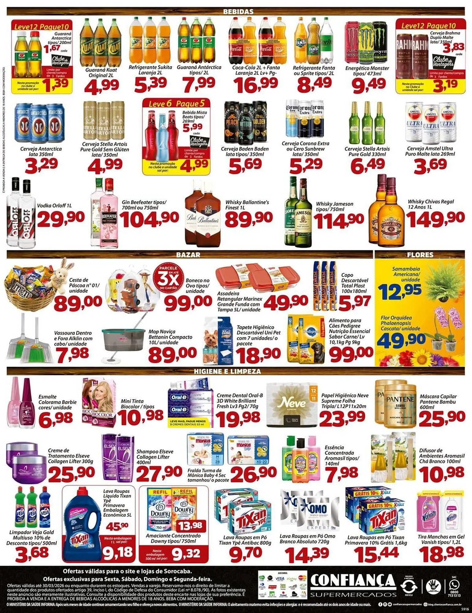 Encarte de Catálogo Confiança Supermercados 27 de março até 30 de março 2026 - Pagina 4