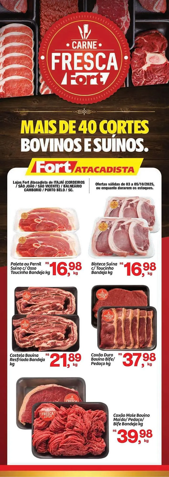 Encarte de Tabloide Fort Atacadista 3 de outubro até 5 de outubro 2025 - Pagina 1