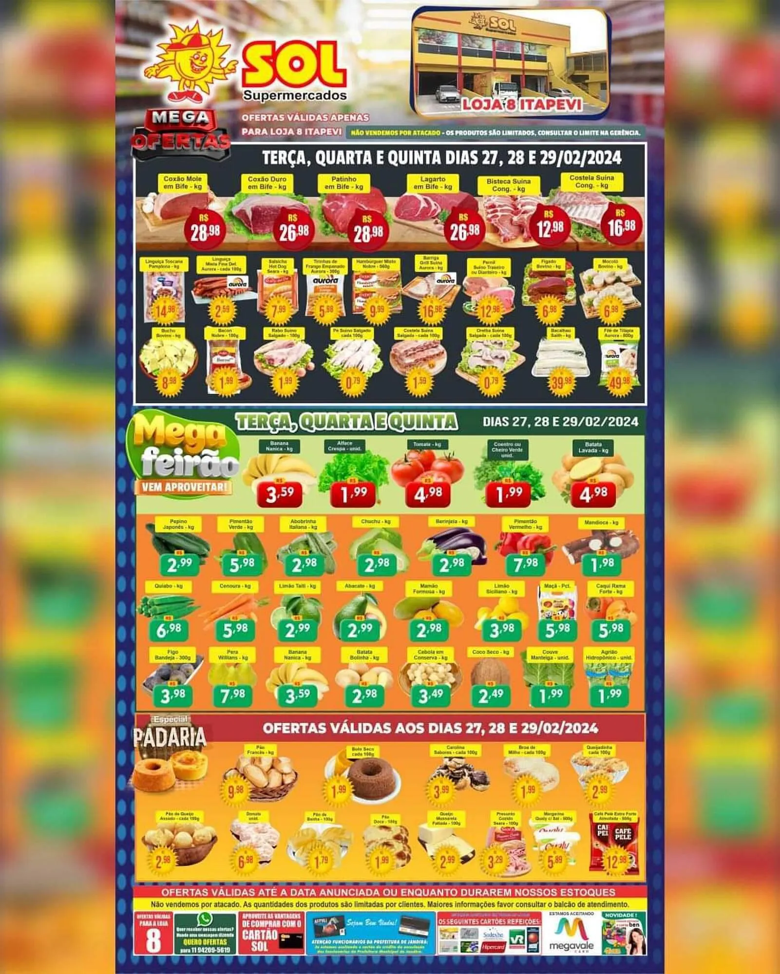 Encarte de Catálogo Sol Supermercados 1 de março até 3 de março 2024 - Pagina 