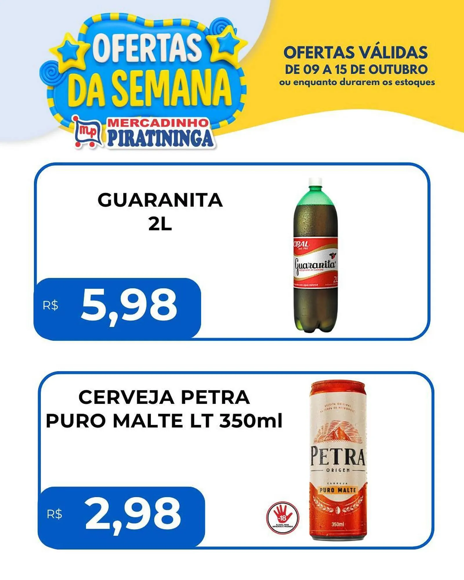 Encarte de Catálogo Mercadinho Piratininga 9 de outubro até 15 de outubro 2025 - Pagina 3