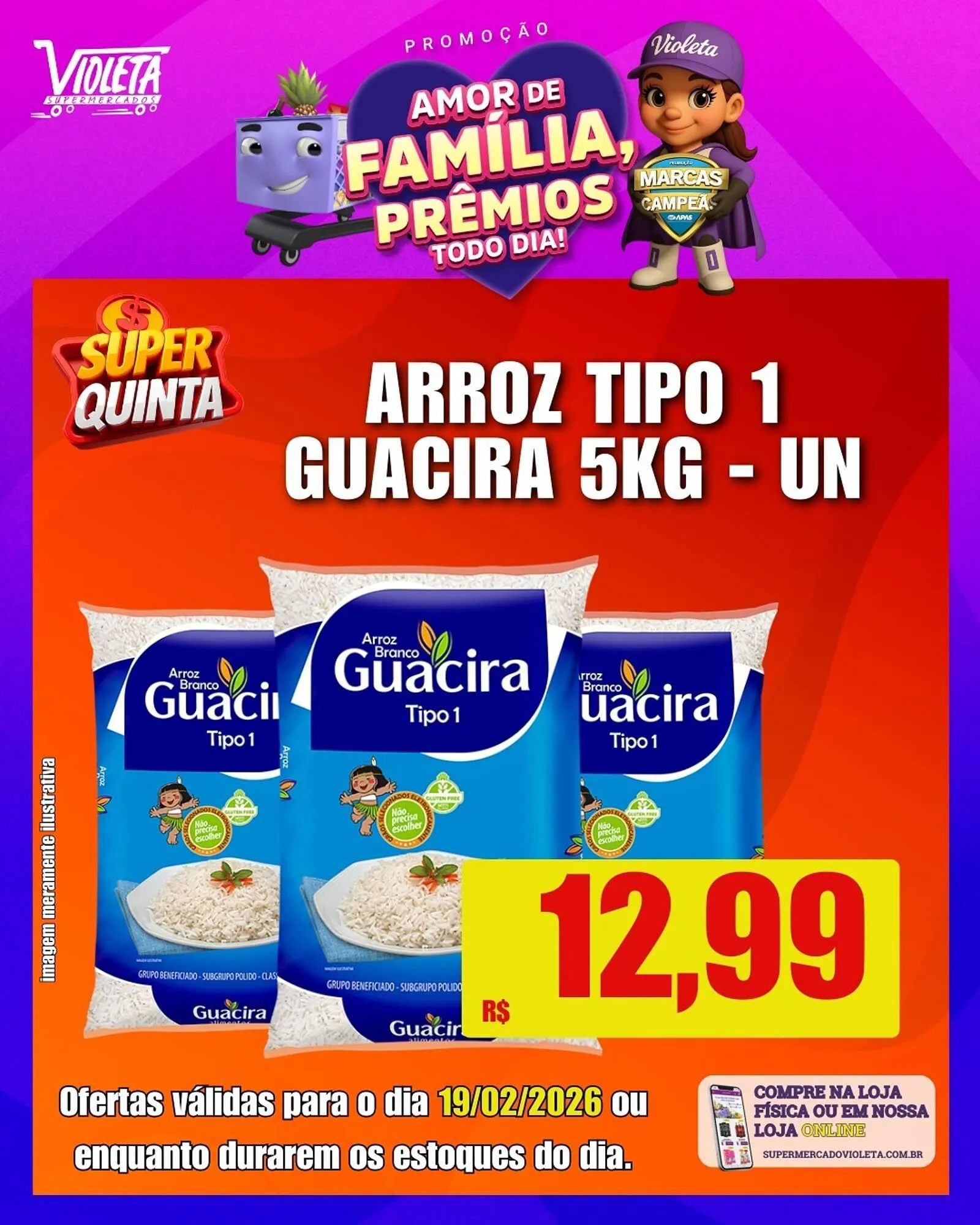 Encarte de Catálogo Violeta Supermercados 18 de fevereiro até 19 de fevereiro 2026 - Pagina 4