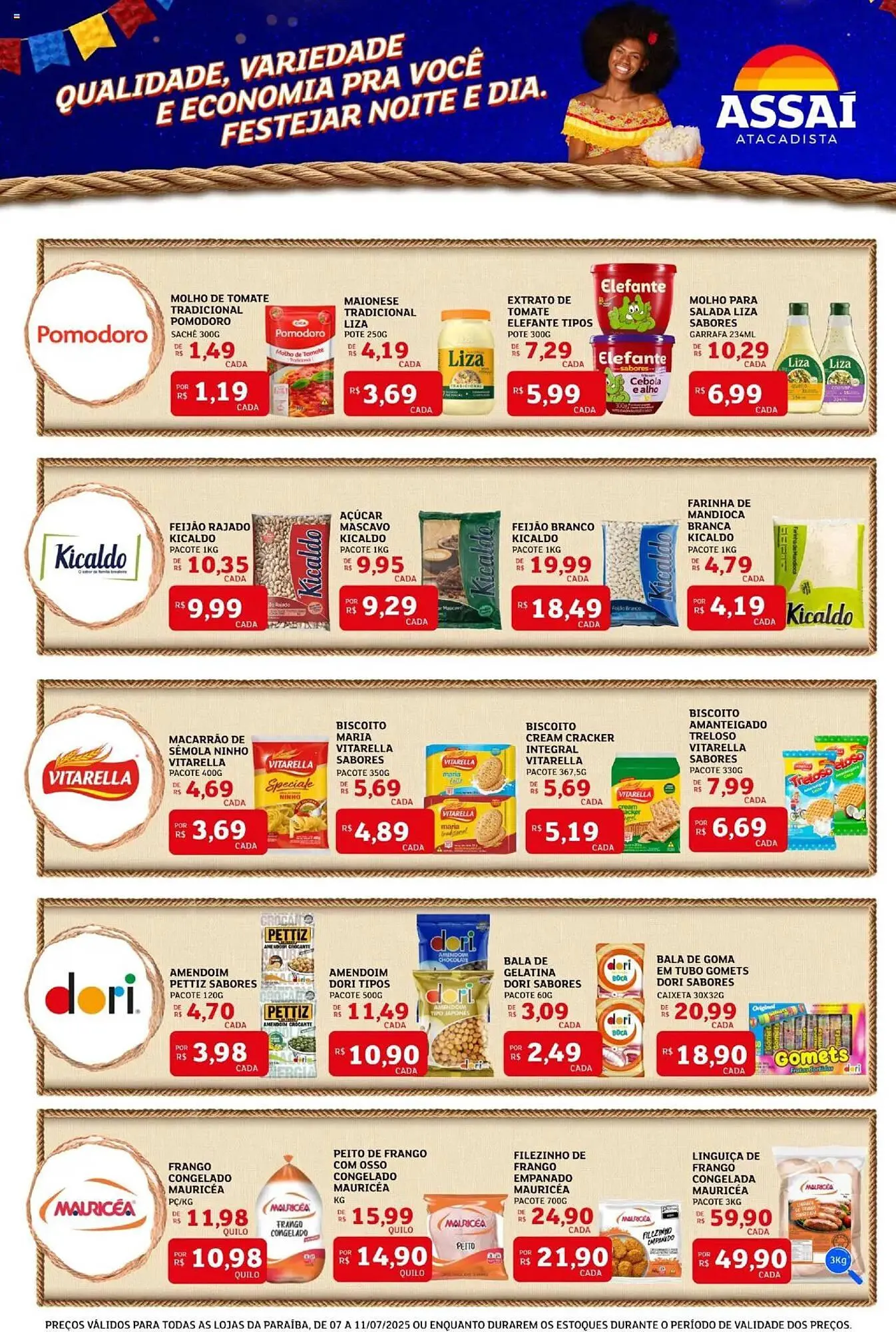 Encarte de Catálogo Assaí Atacadista 7 de julho até 11 de julho 2025 - Pagina 4