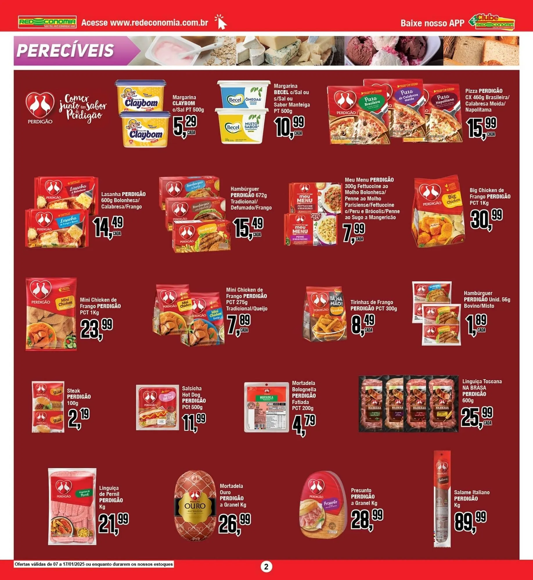 Encarte de Catálogo Rede Economia 9 de janeiro até 17 de janeiro 2025 - Pagina 2
