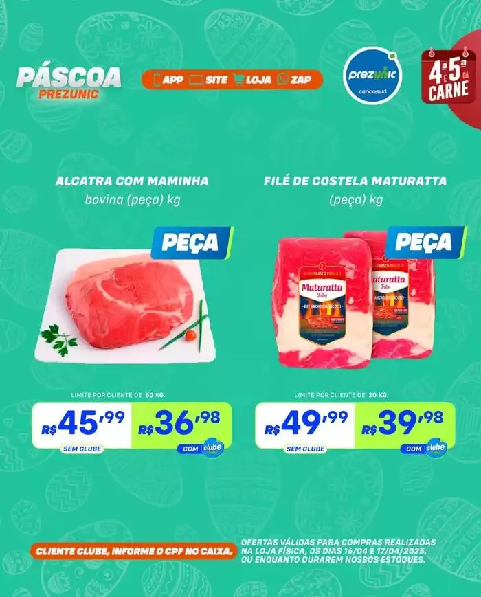 Encarte de Encarte Prezunic 16 de abril até 17 de abril 2025 - Pagina 4