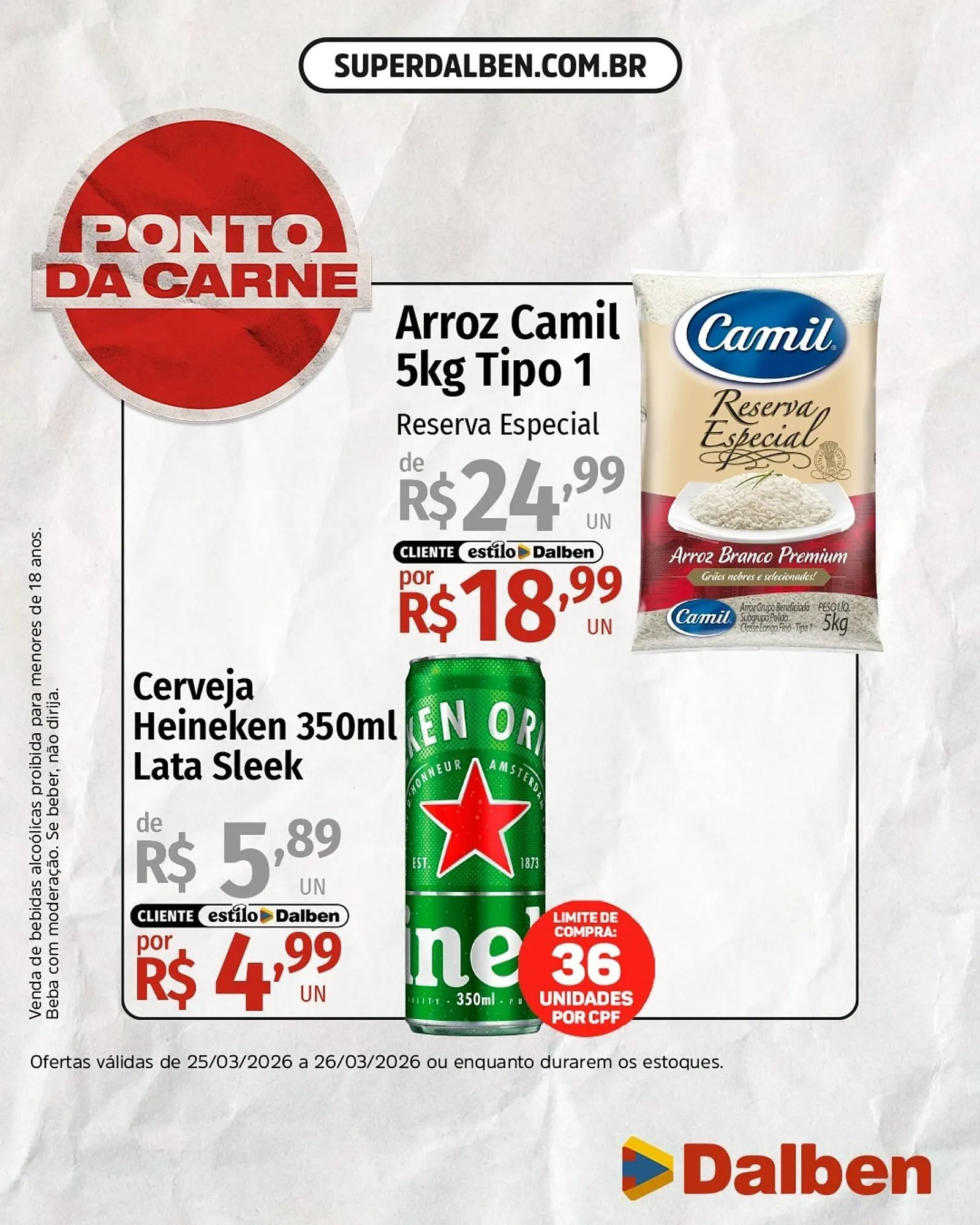 Encarte de Catálogo Supermercado Dalben 25 de março até 26 de março 2026 - Pagina 3