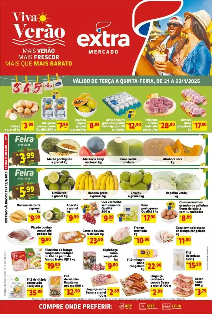 Encarte de Ofertas e promoções atuais 21 de janeiro até 23 de janeiro 2025 - Pagina 1
