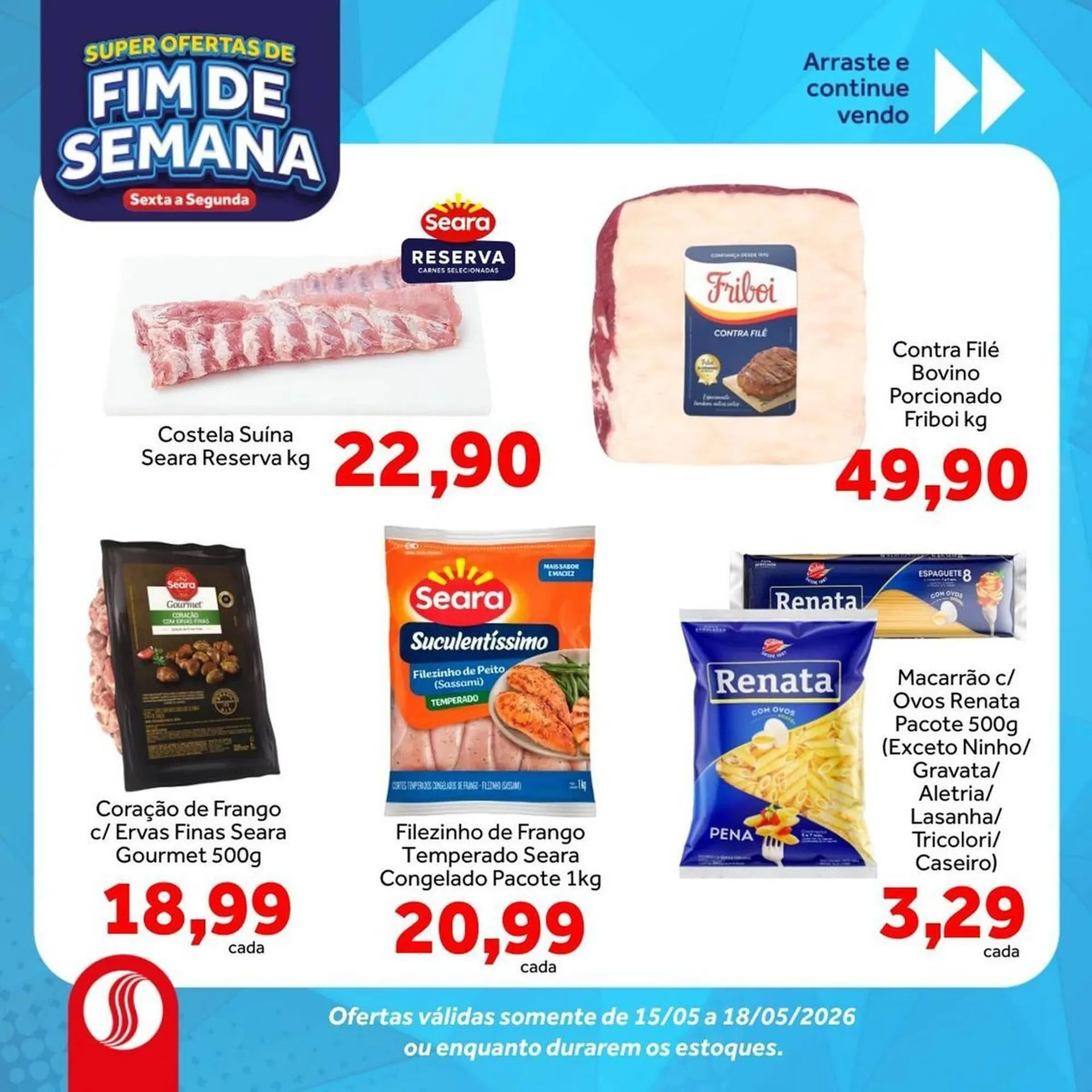Encarte de Folheto Shibata Supermercados 15 de maio até 18 de maio 2026 - Pagina 1