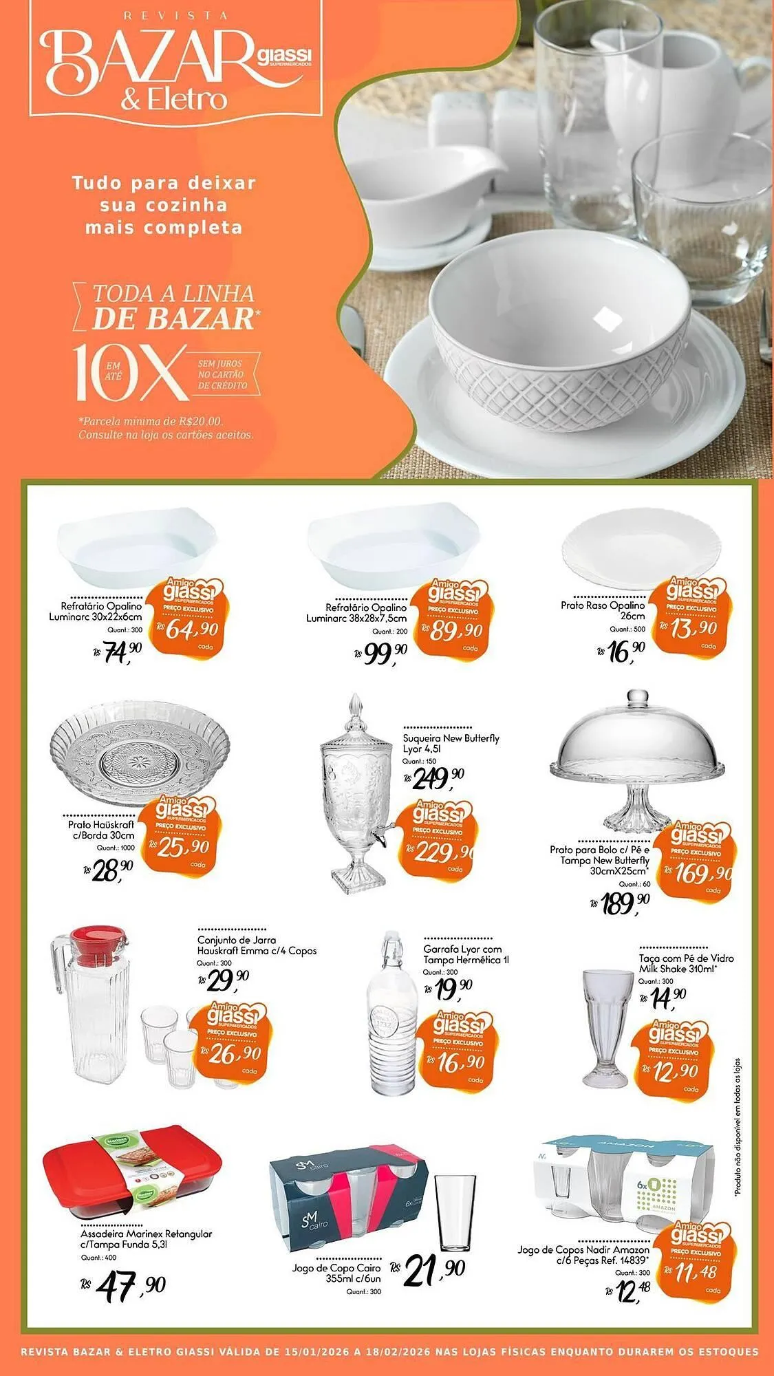 Encarte de Encarte Giassi Supermercados 15 de janeiro até 18 de fevereiro 2026 - Pagina 7