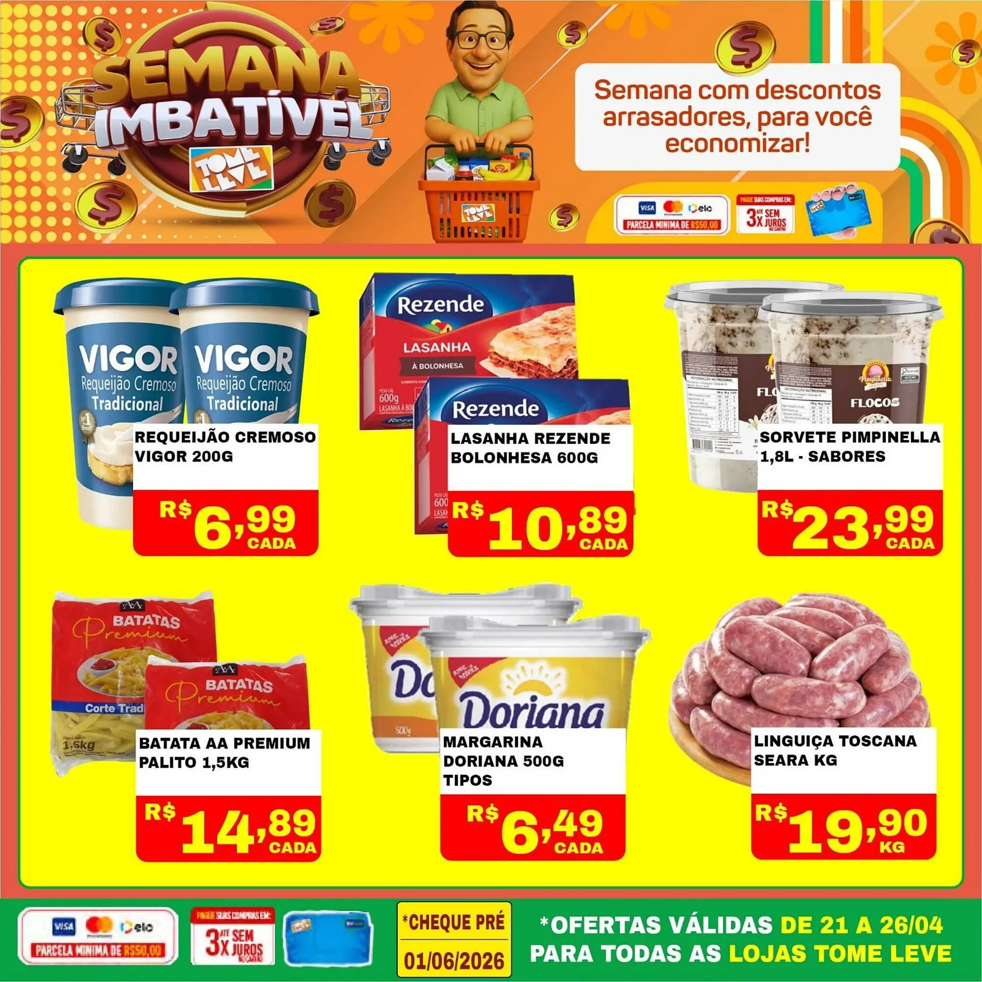 Encarte de Catálogo Tome Leve 21 de abril até 26 de abril 2026 - Pagina 2