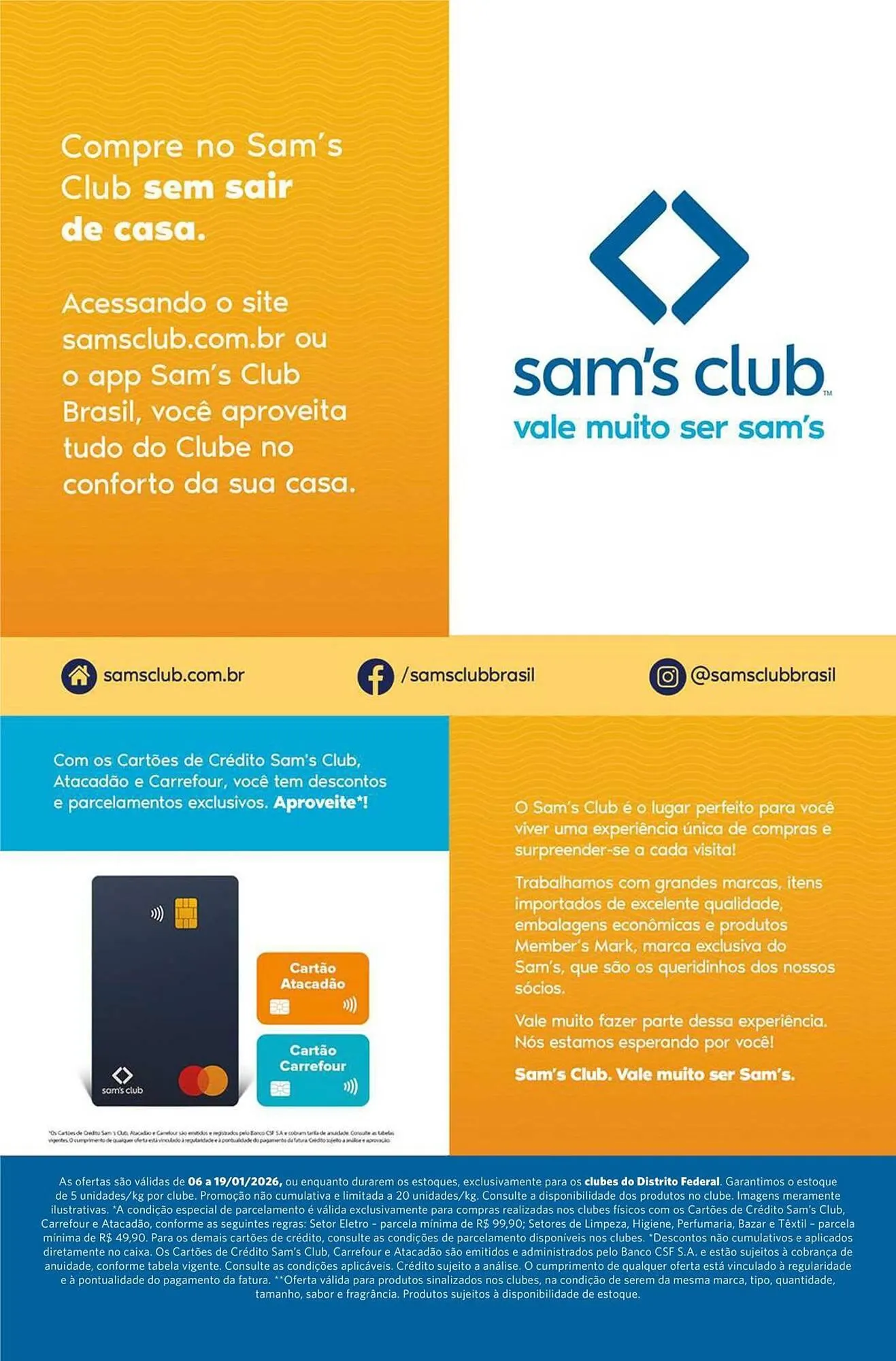 Encarte de Folheto Sam's Club 6 de janeiro até 19 de janeiro 2026 - Pagina 22