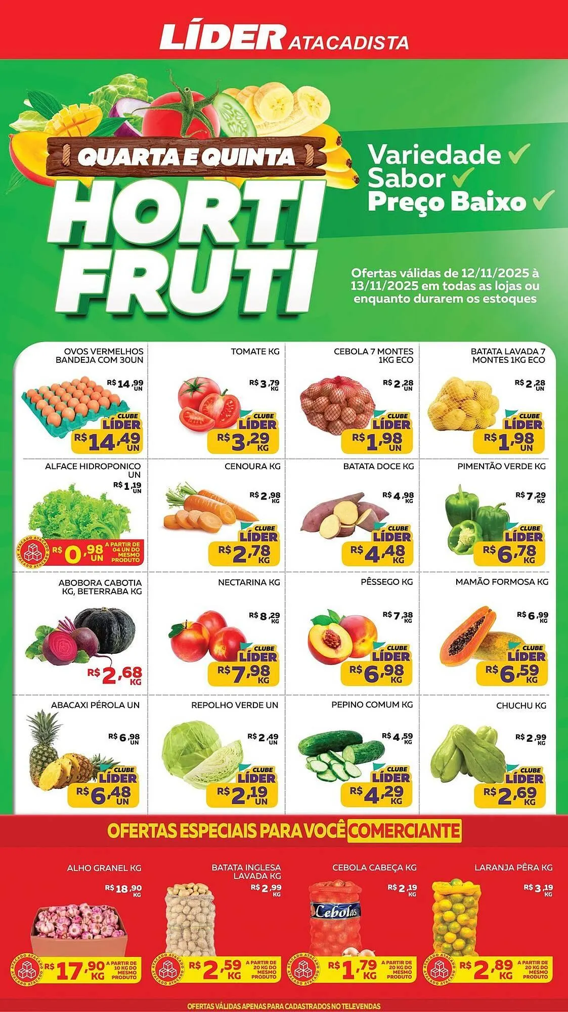 Encarte de Encarte Lider Atacadista 12 de novembro até 13 de novembro 2025 - Pagina 1