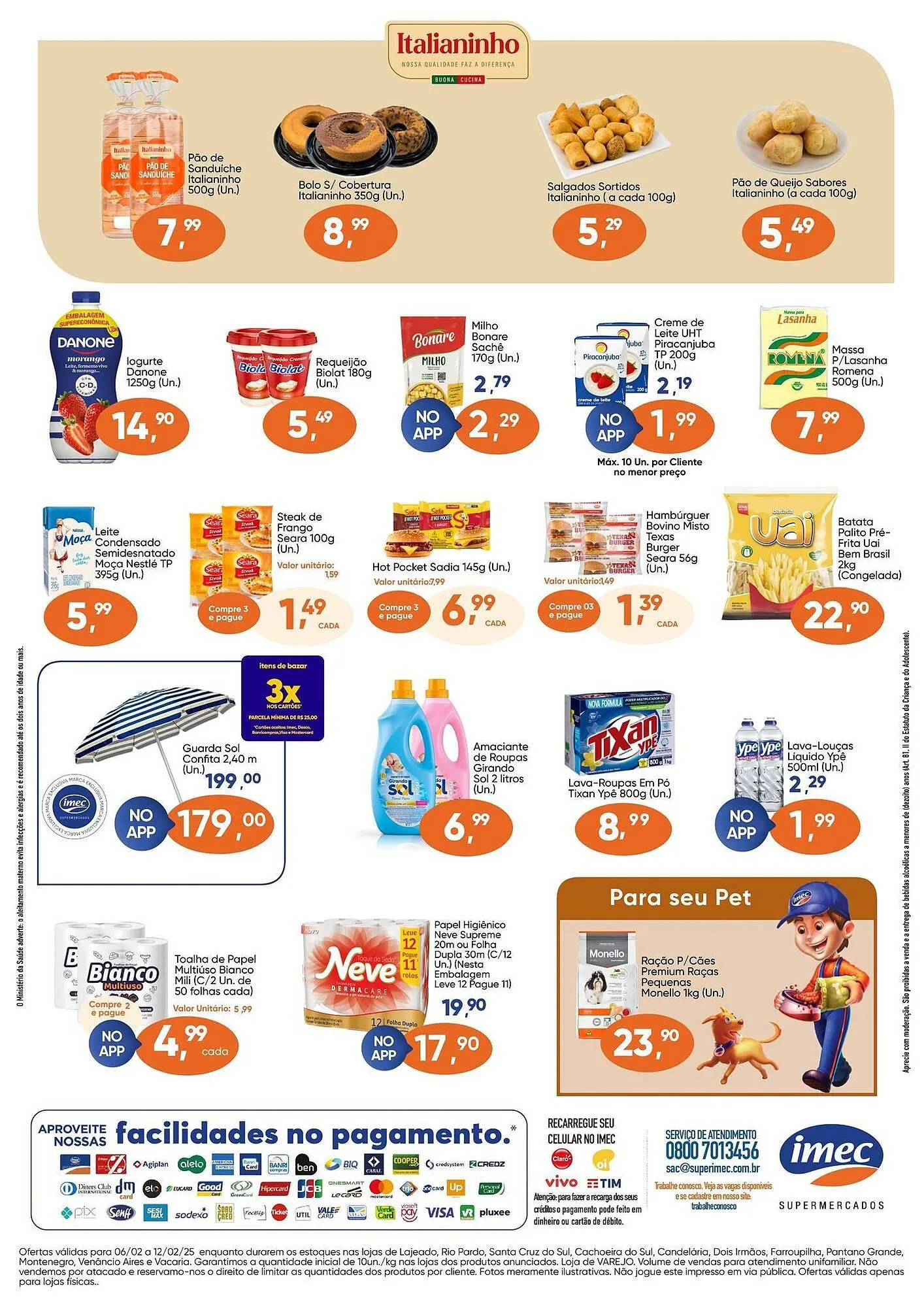 Encarte de Catálogo Imec Supermercados 6 de fevereiro até 12 de fevereiro 2026 - Pagina 2