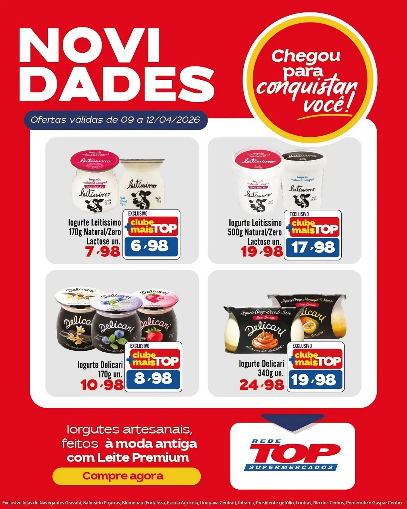 Encarte de Encarte Rede Top 9 de abril até 12 de abril 2026 - Pagina 1