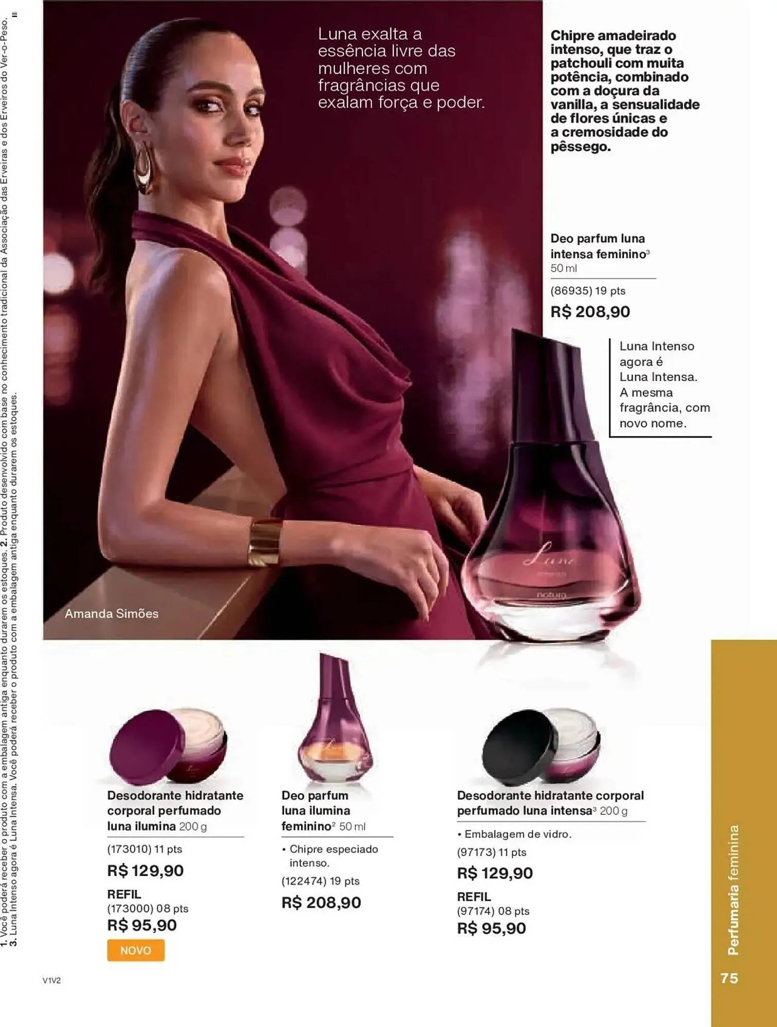 Encarte de Catálogo Natura 14 de outubro até 4 de novembro 2025 - Pagina 75