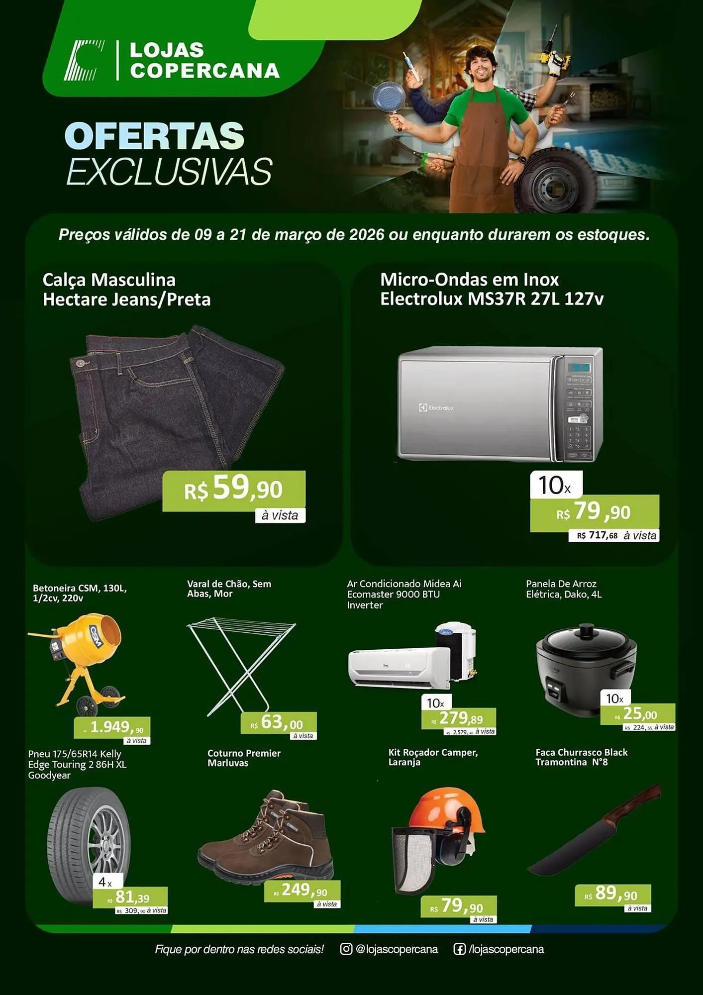Encarte de Tabloide Copercana 9 de março até 21 de março 2026 - Pagina 1
