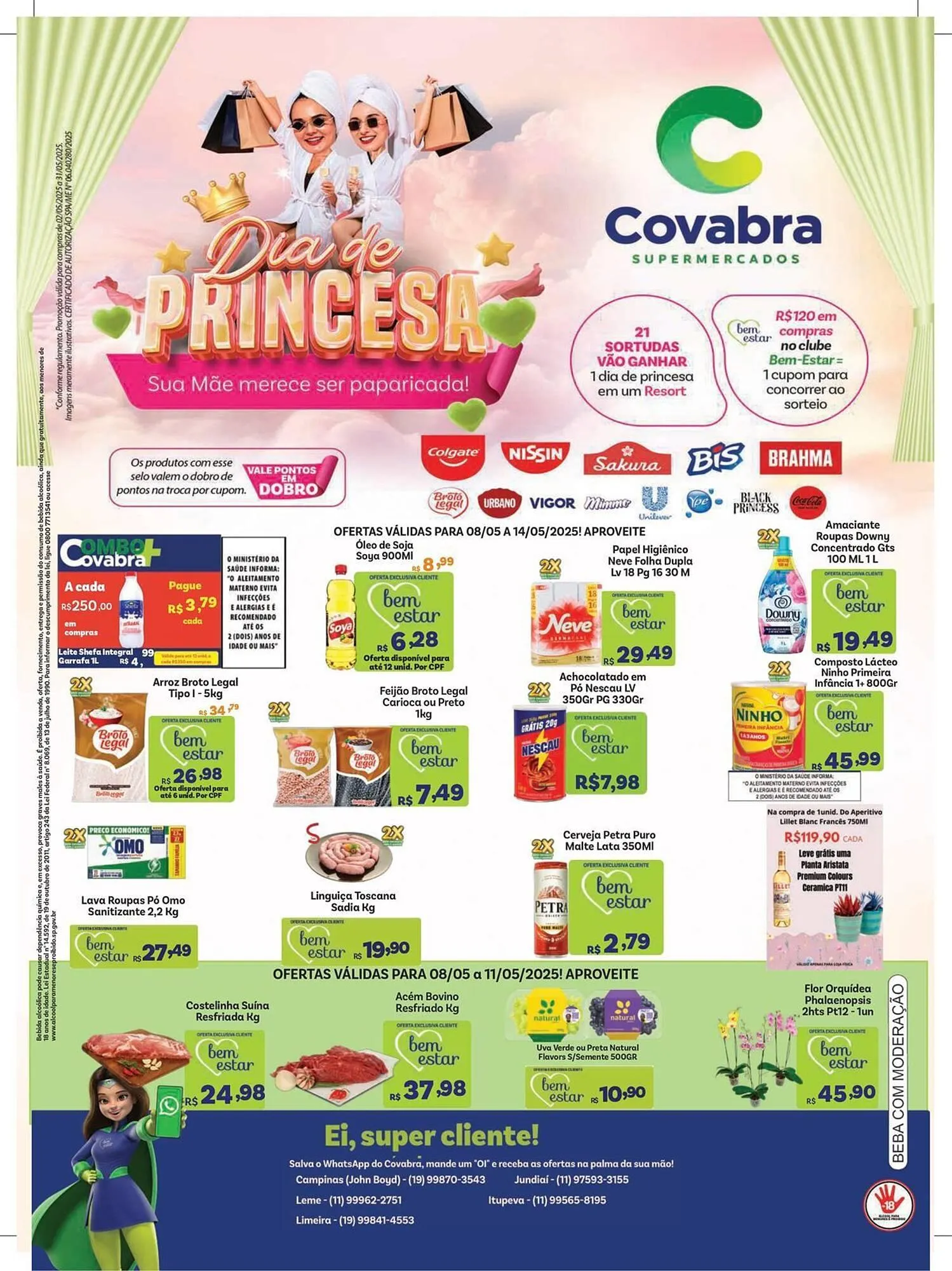 Encarte de Catálogo Covabra Supermercados 9 de maio até 14 de maio 2025 - Pagina 1