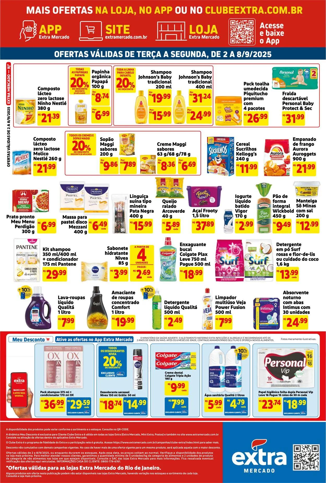 Encarte de Extra - Rio de Janeiro 2 de setembro até 16 de setembro 2025 - Pagina 1