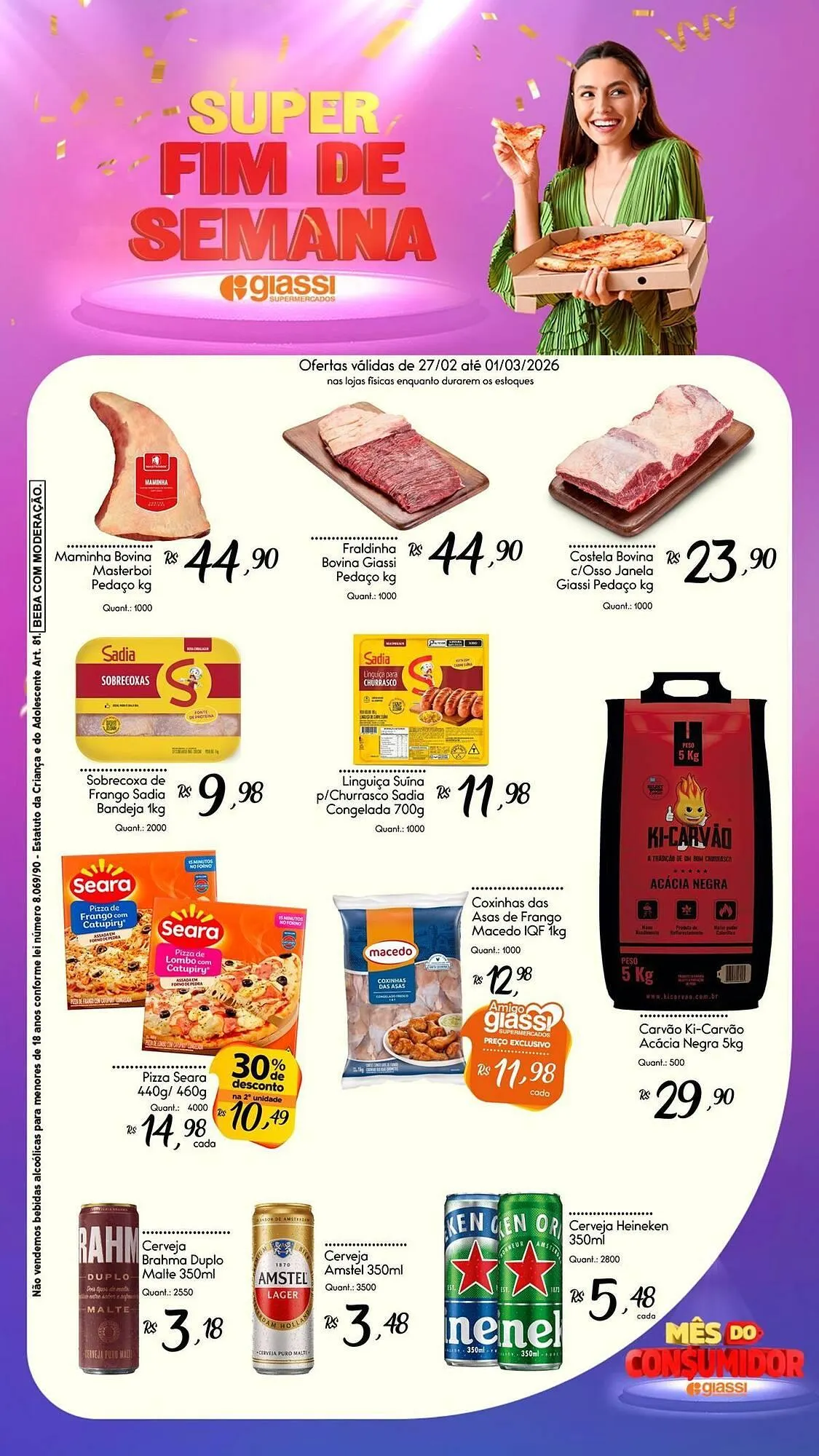 Encarte de Encarte Giassi Supermercados 27 de fevereiro até 1 de março 2026 - Pagina 2
