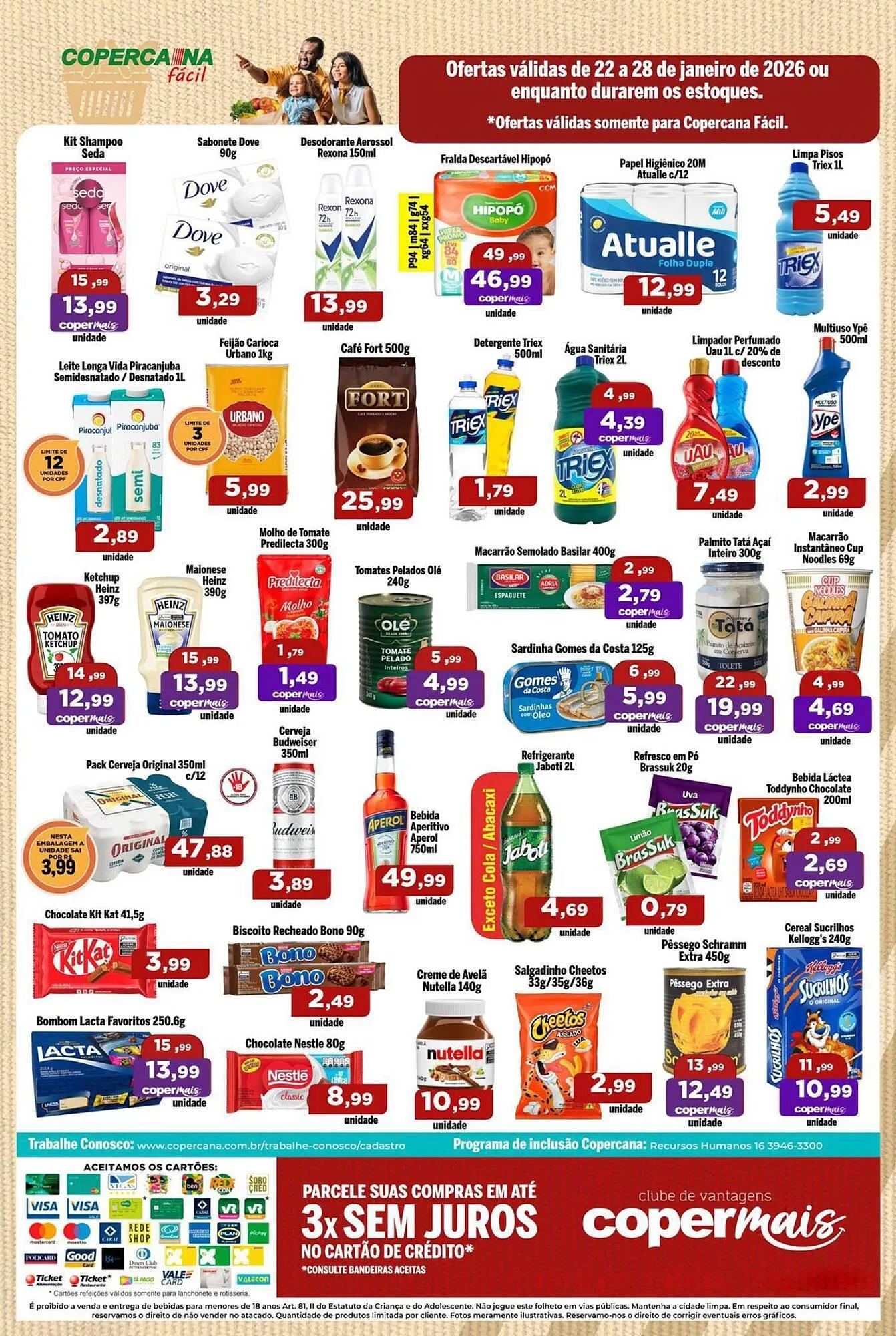 Encarte de Tabloide Copercana 22 de janeiro até 28 de janeiro 2026 - Pagina 2