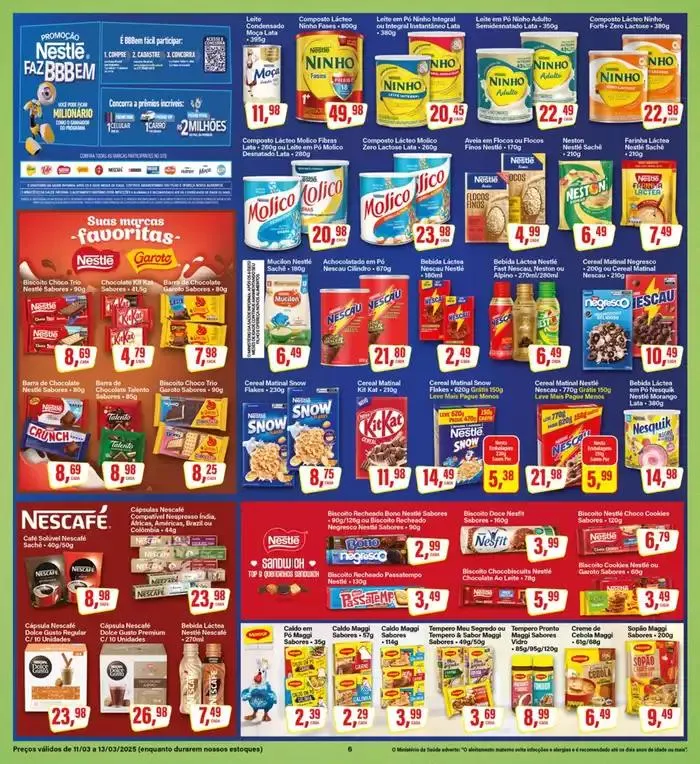 Encarte de Encarte Rede Supermarket 12 de março até 13 de março 2025 - Pagina 6