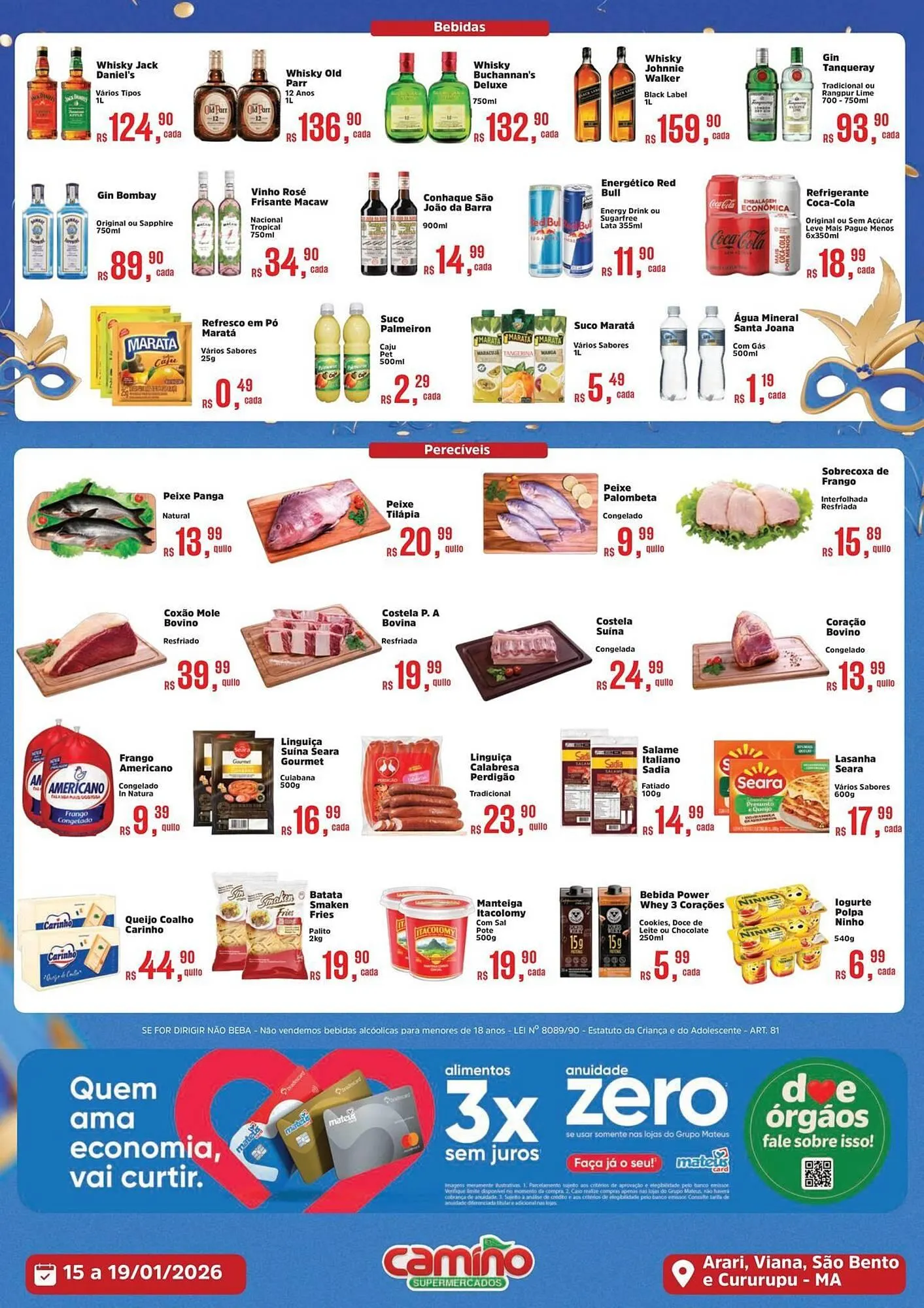 Encarte de Catálogo Supermercados Mateus 15 de janeiro até 19 de janeiro 2026 - Pagina 2