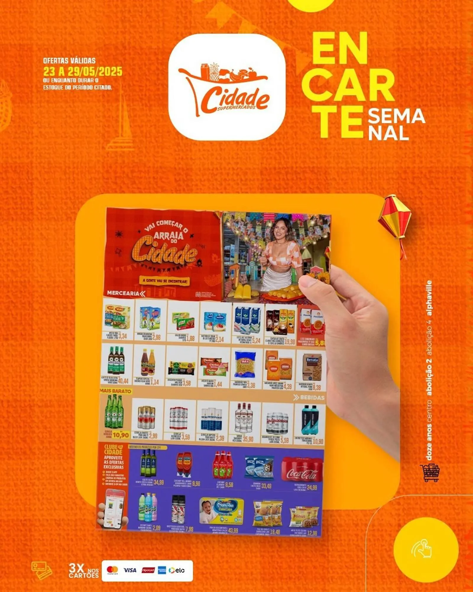 Encarte de Catálogo Cidade Supermercados 26 de maio até 29 de maio 2025 - Pagina 2