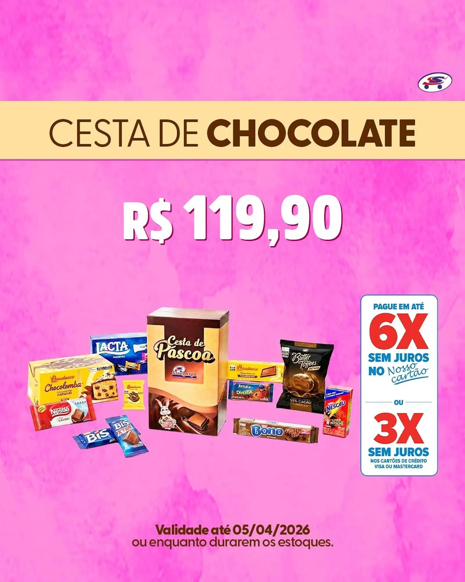 Encarte de Catálogo Supermercados Savegnago 20 de março até 5 de abril 2026 - Pagina 1