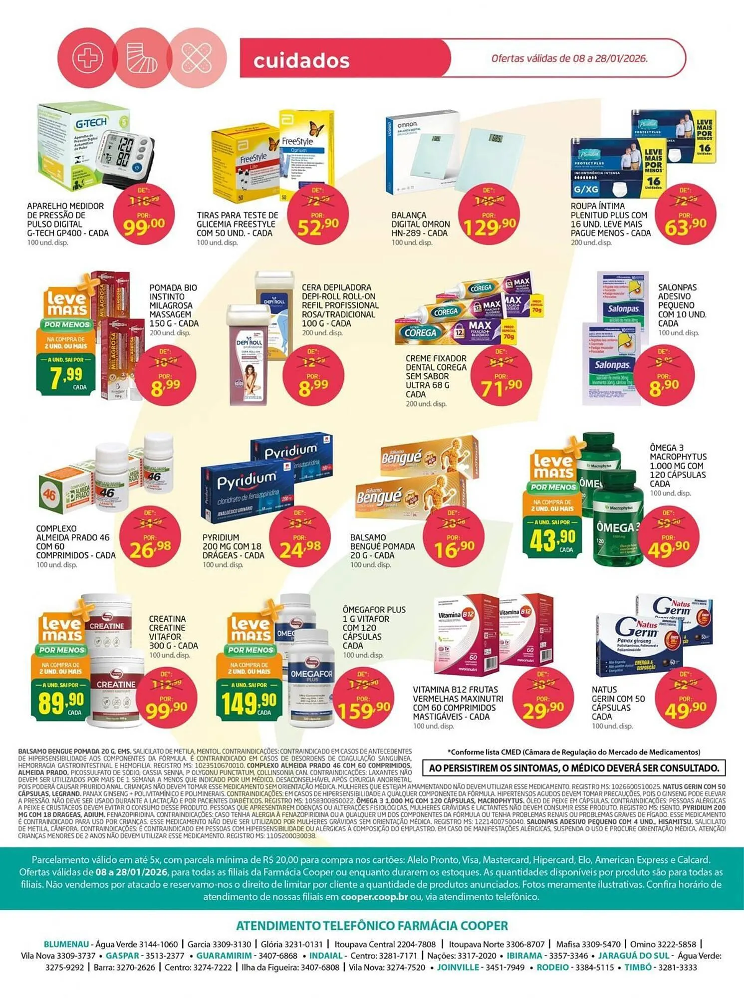 Encarte de Tabloide Cooper 8 de janeiro até 28 de janeiro 2026 - Pagina 8
