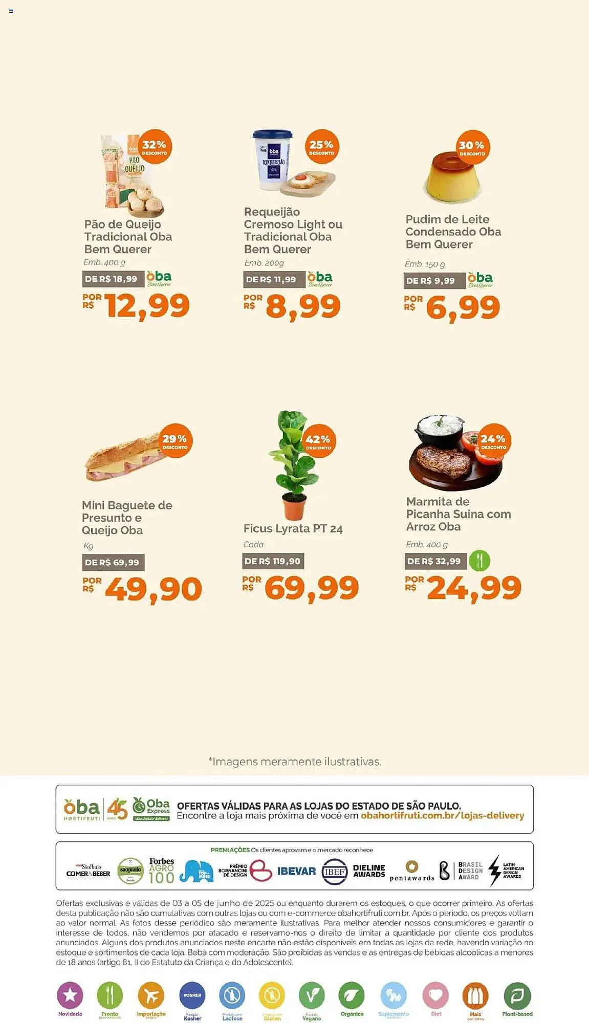 Encarte de Catálogo Oba Hortifruti 3 de junho até 5 de junho 2025 - Pagina 6
