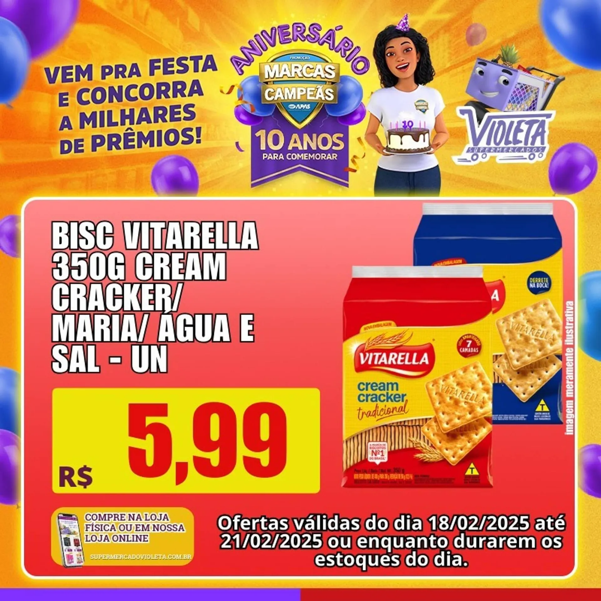 Encarte de Catálogo Violeta Supermercados 18 de fevereiro até 21 de fevereiro 2025 - Pagina 5