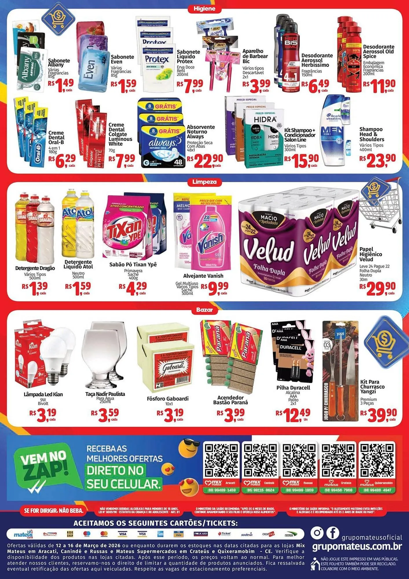 Encarte de Catálogo Supermercados Mateus 12 de março até 16 de março 2026 - Pagina 4