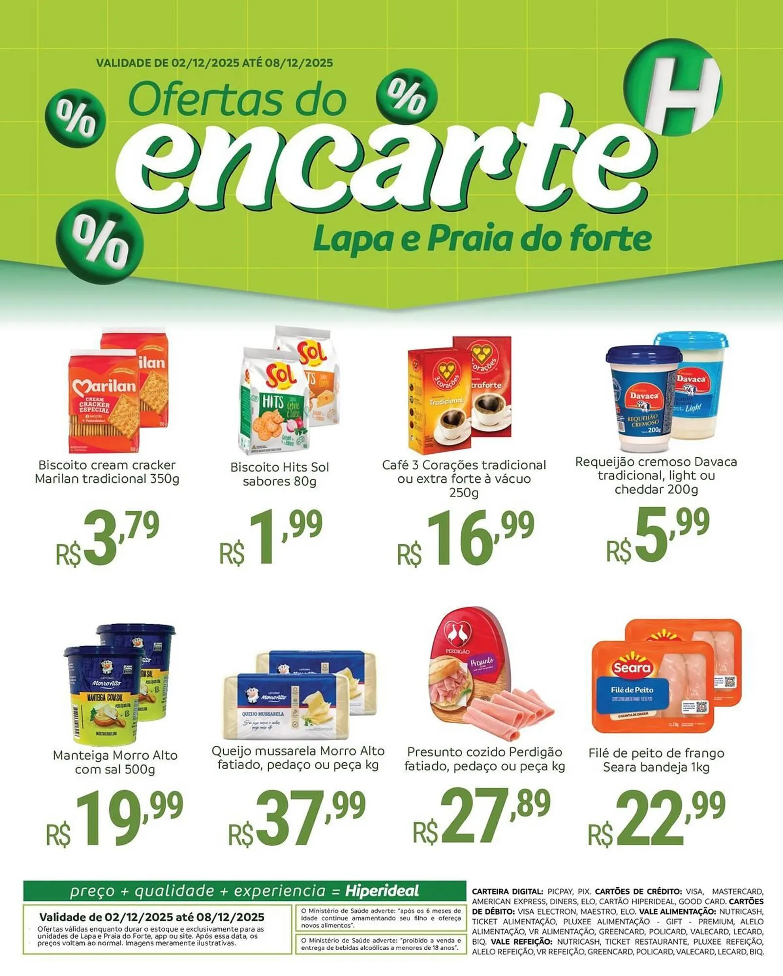 Encarte de Catálogo Hiperideal Supermercados 1 de dezembro até 8 de dezembro 2025 - Pagina 2
