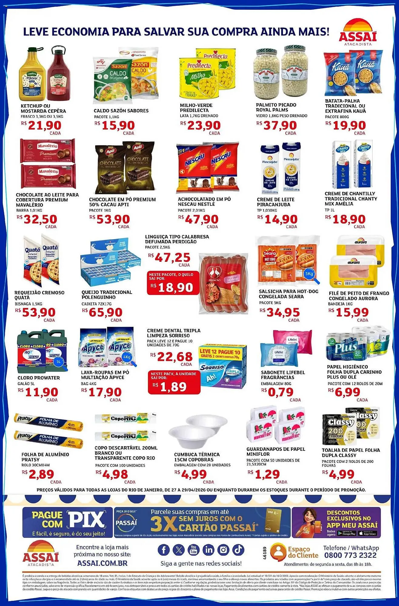 Encarte de Encarte Assaí Atacadista 27 de abril até 29 de abril 2026 - Pagina 2