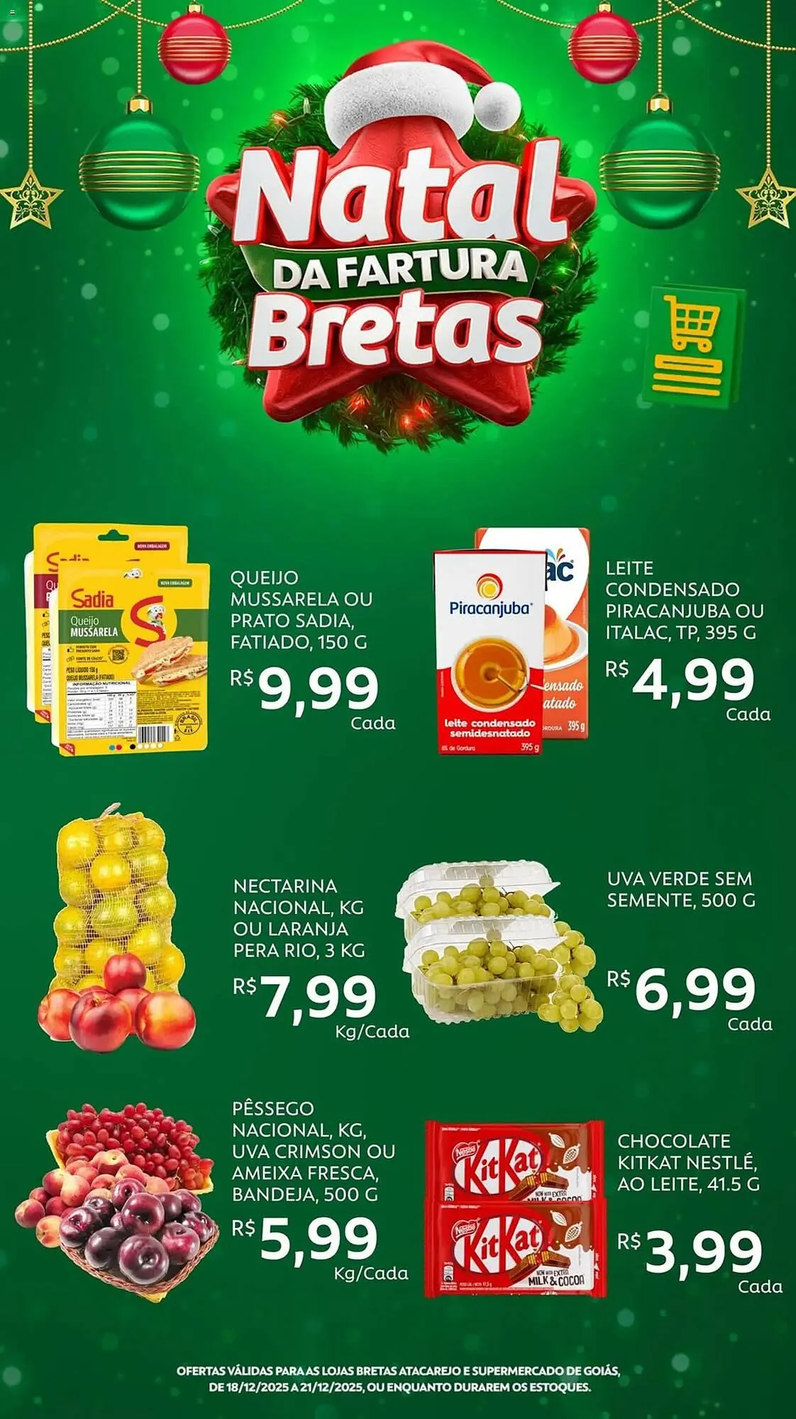 Encarte de Catálogo Supermercados Bretas 18 de dezembro até 21 de dezembro 2025 - Pagina 6