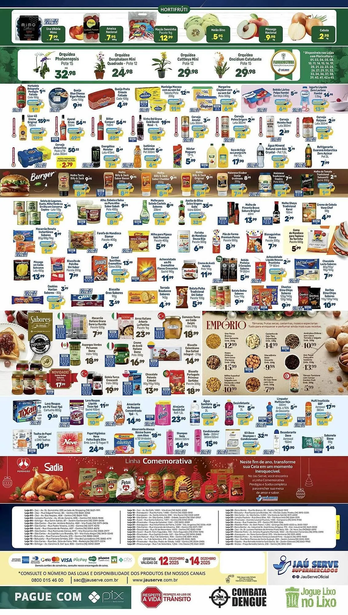 Encarte de Catálogo Supermercados Jau Serve 12 de dezembro até 14 de dezembro 2025 - Pagina 2