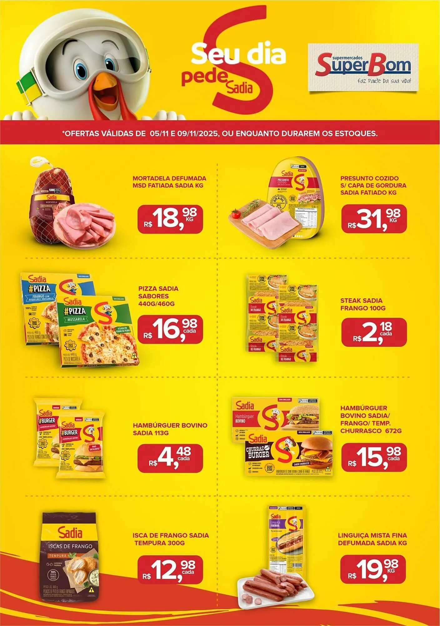 Encarte de Encarte Super Bom 5 de novembro até 9 de novembro 2025 - Pagina 1