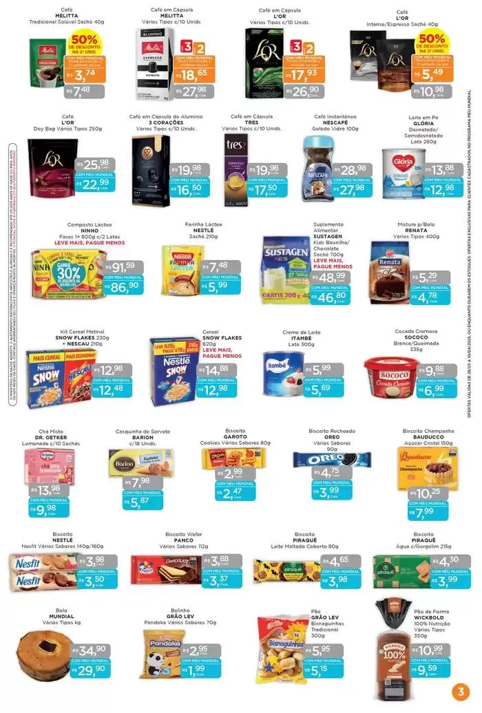 Encarte de Ofertas Supermercados Mundial 28 de março até 10 de abril 2025 - Pagina 3
