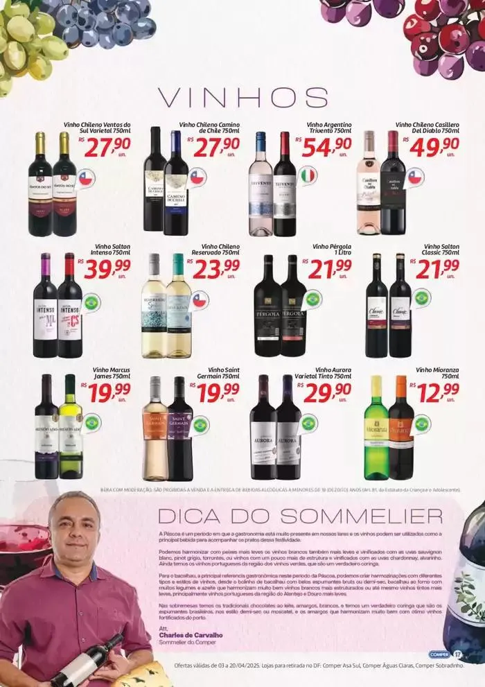 Encarte de Pechinchas e ofertas atuais 11 de abril até 20 de abril 2025 - Pagina 17