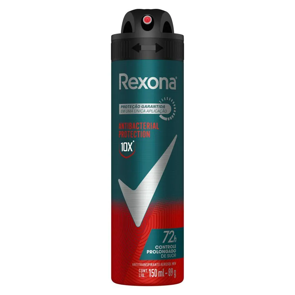 Antitranspirante Rexona Men Antibacterial Protection 150 ml