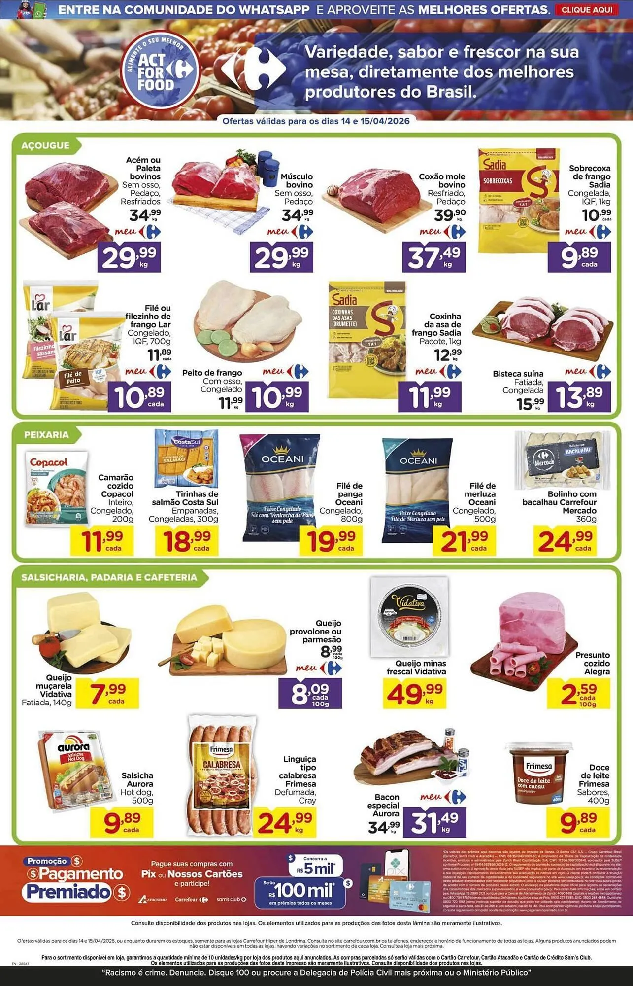 Encarte de Folheto Carrefour 14 de abril até 15 de abril 2026 - Pagina 2