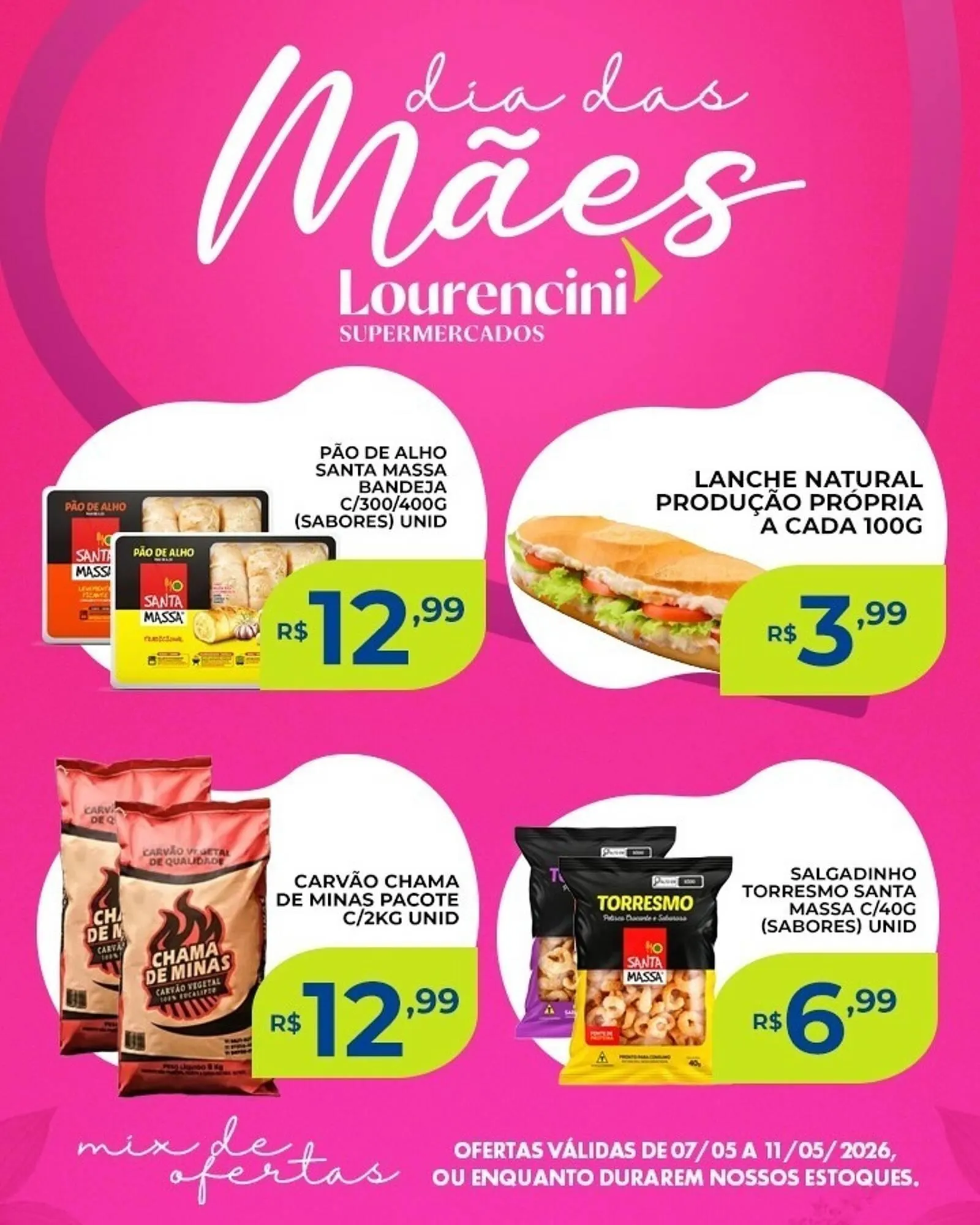 Encarte de Catálogo Lourencini Supermercados 9 de maio até 11 de maio 2026 - Pagina 3