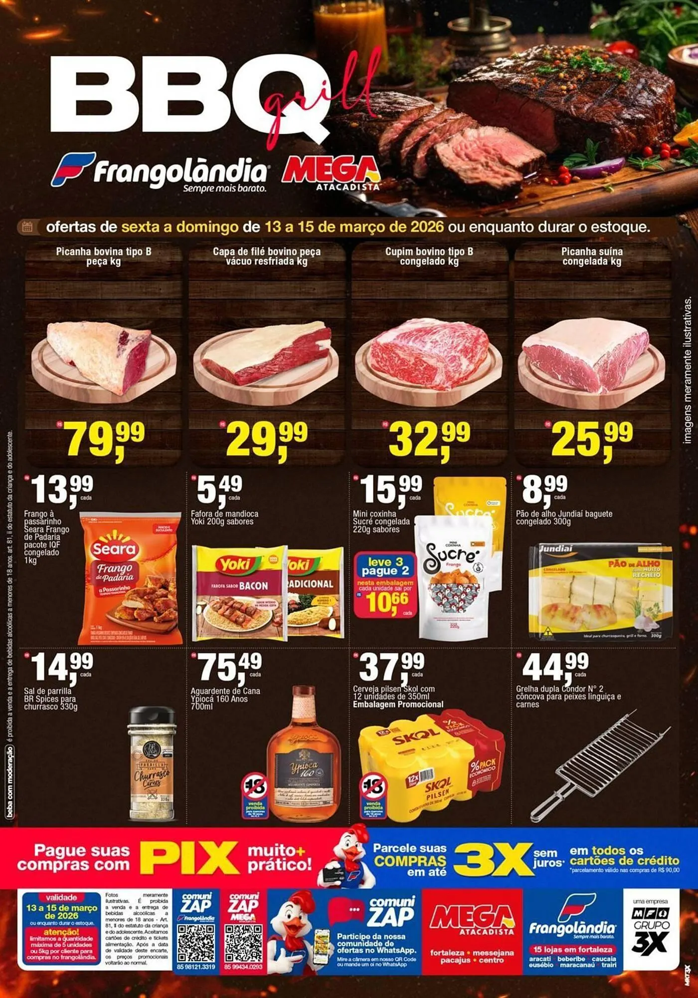Encarte de Encarte Frangolândia 13 de março até 15 de março 2026 - Pagina 1