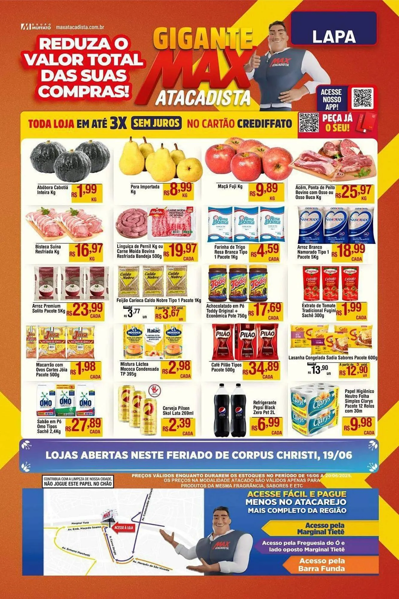 Encarte de Catálogo Max Atacadista 16 de junho até 20 de junho 2025 - Pagina 1