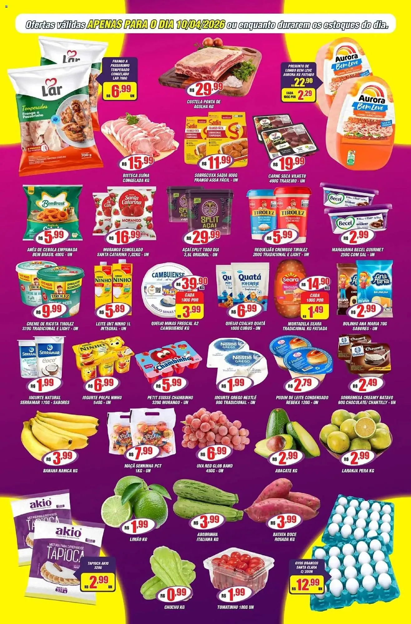 Encarte de Catálogo Violeta Supermercados 10 de abril até 11 de abril 2026 - Pagina 2