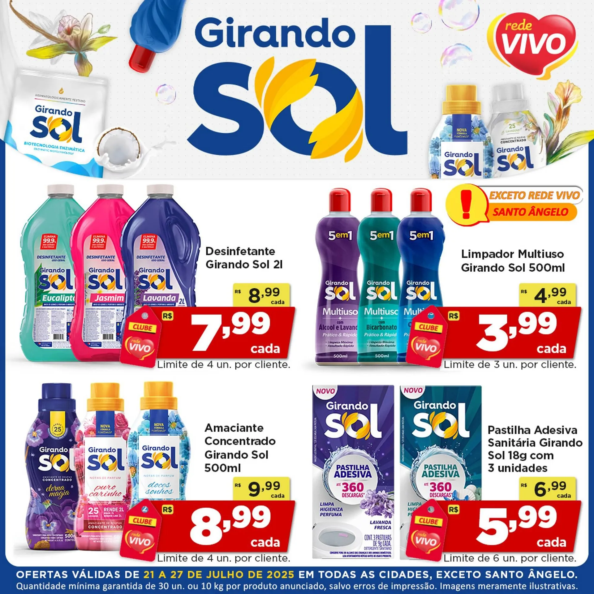 Encarte de Catálogo Rede Vivo 21 de julho até 27 de julho 2025 - Pagina 1