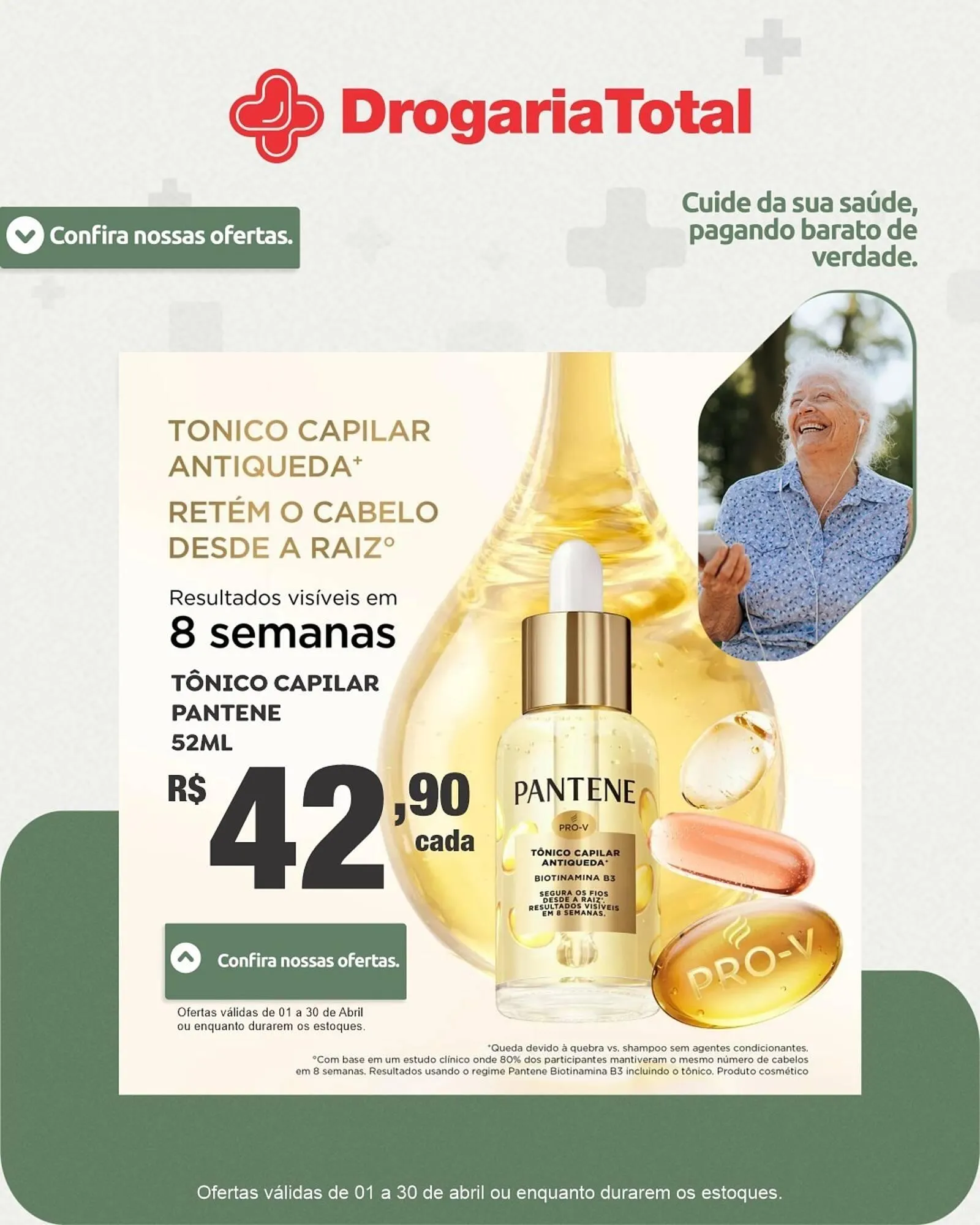 Encarte de Catálogo Drogaria Total 9 de abril até 30 de abril 2025 - Pagina 1