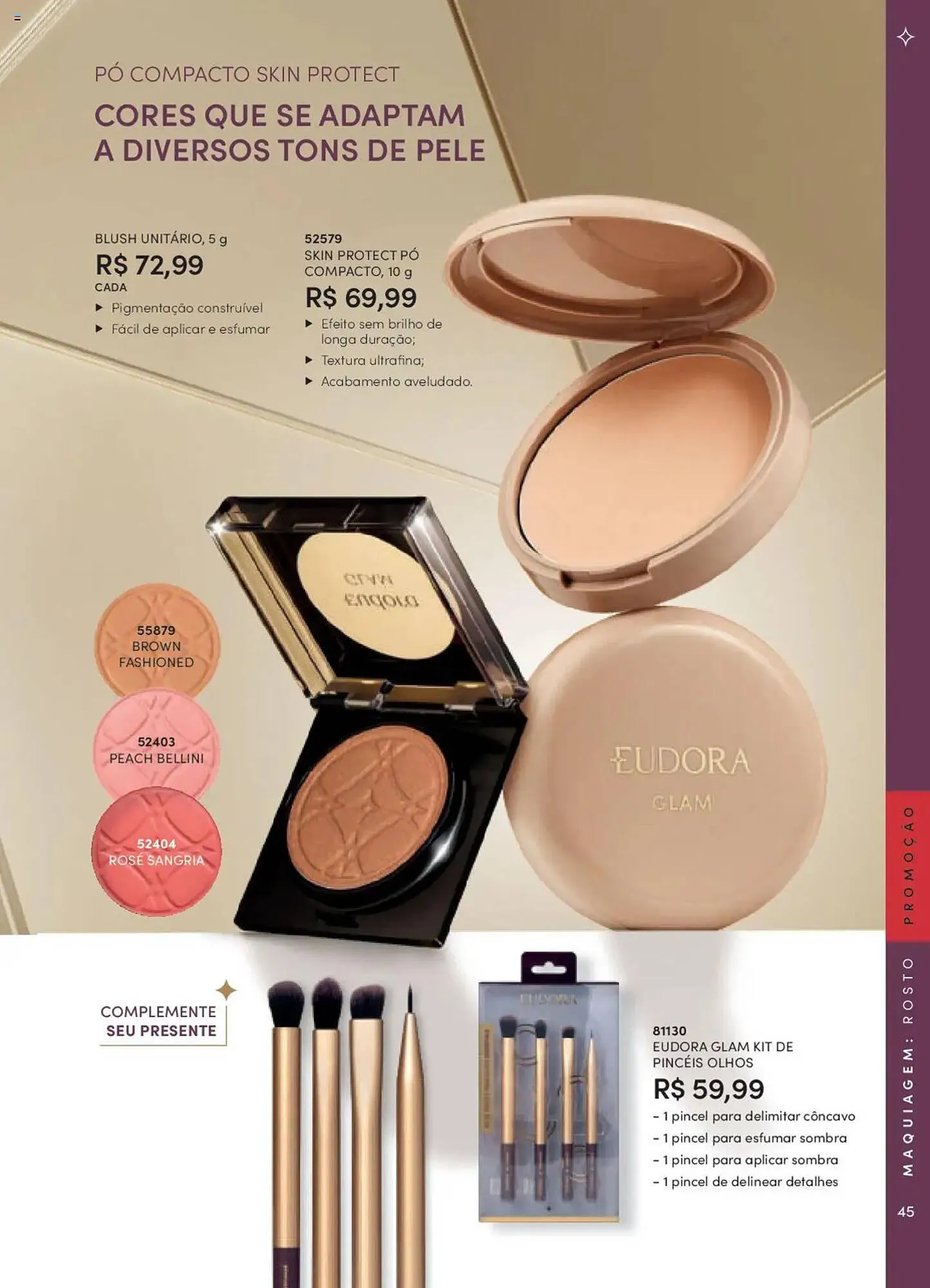 Encarte de Catálogo Eudora 8 de setembro até 3 de outubro 2025 - Pagina 45