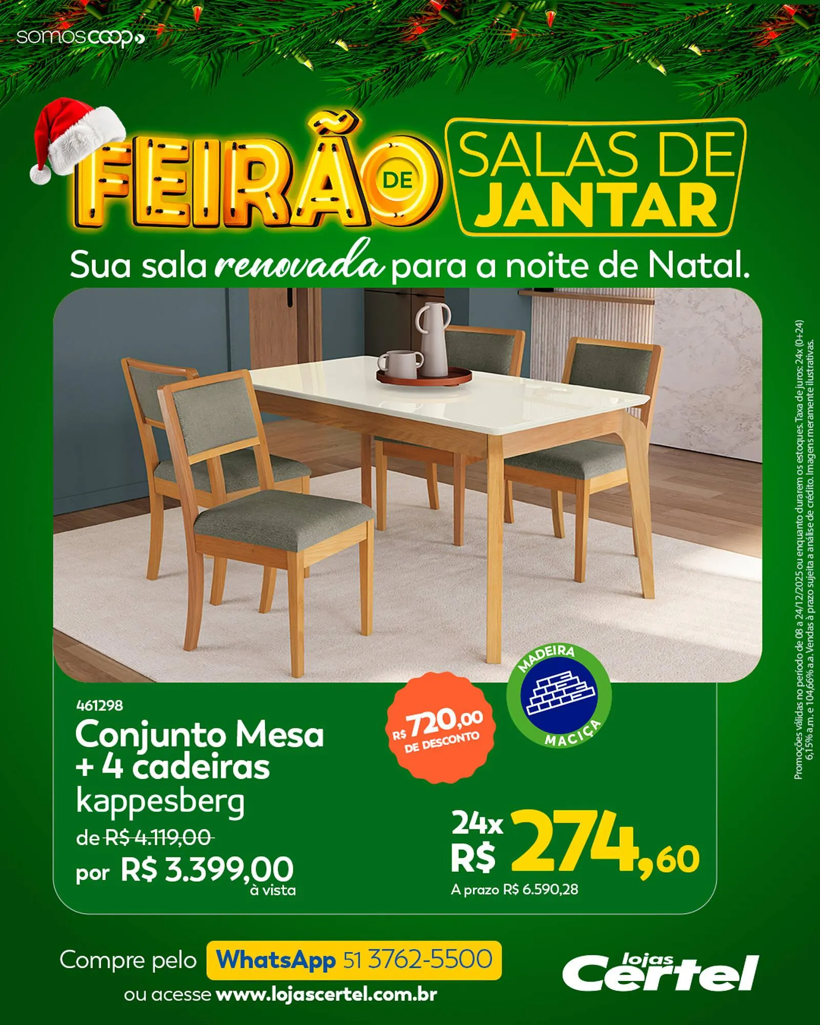 Encarte de Folheto Lojas Certel 18 de dezembro até 24 de dezembro 2025 - Pagina 1