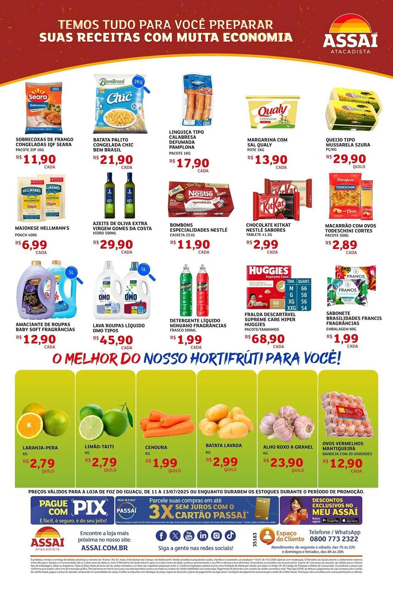 Encarte de Catálogo Assaí Atacadista 11 de julho até 13 de julho 2025 - Pagina 2