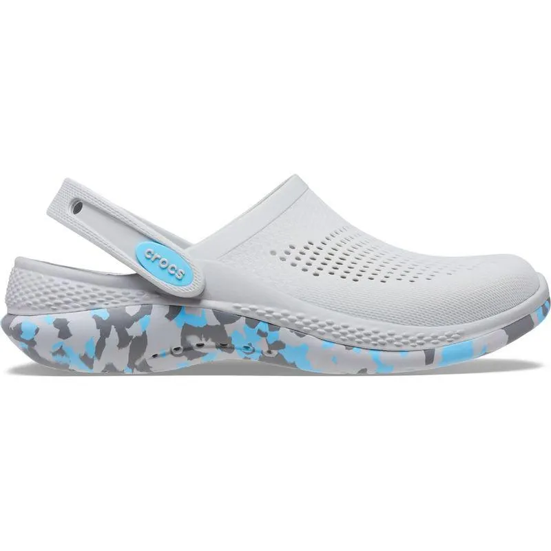Sandália Crocs LiteRide™ 360 Marbled Clog LIGHT GREY/OXYGEN